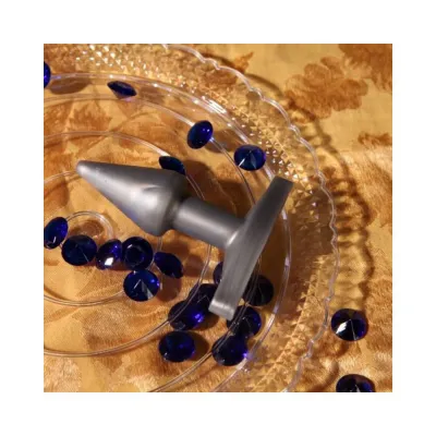 Tantus Stud Plug Silver