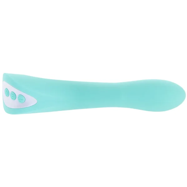 Come With Me Rechargeable Silicone G-Spot Vibrator With Come Hither Motion By Evolved Novelties - Green