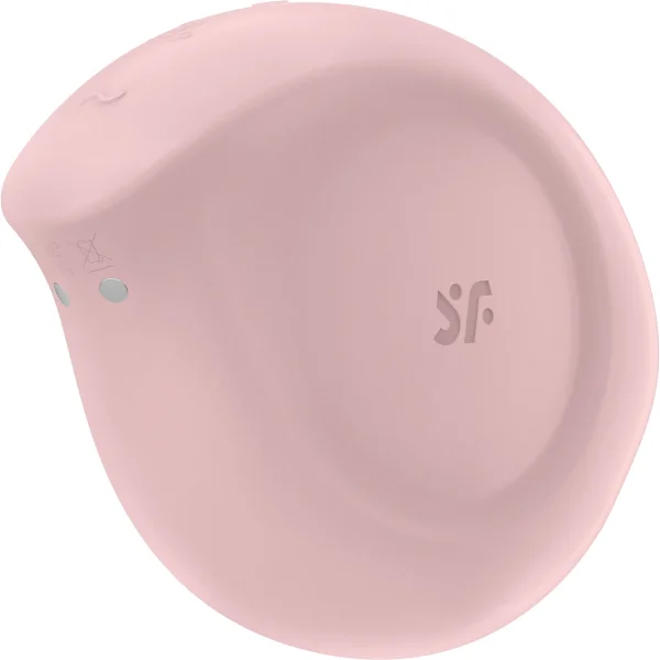 Satisfyer Sugar Rush Pressure Wave Rechargeable Waterproof Clitoral Stimulator - Pink