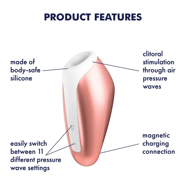 Satisfyer Love Breeze Clitoral Stimulator Copper