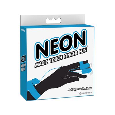 Neon Magic Touch Finger Fun Blue