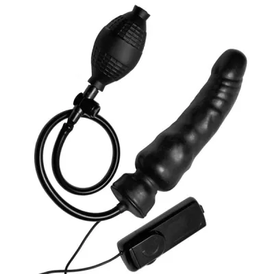 Master Series Ravage Vibrating Inflatable Dildo