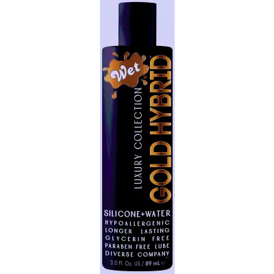 Wet Gold Hybrid Water Silicone Blend 3 1 Fl Oz
