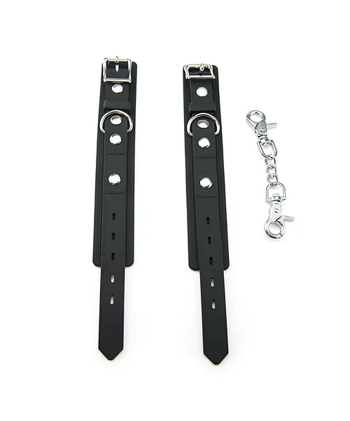 Silicone chained handcuffs