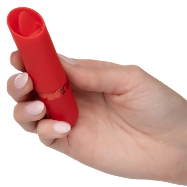 Kyst Flicker Tongue Powerful Waterproof Rechargeable Bullet Vibrator By CalExotics - Red