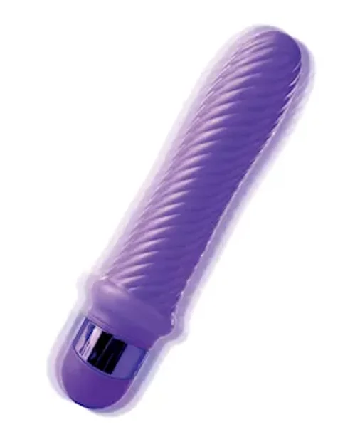 Classix Swirl Multispeed Massaging Pocket Rocket - Purple - 6.5 Inch — image 6 of 6
