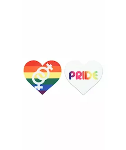 Pride Hearts Pasties - Rainbow — image 2 of 2