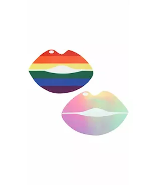 Pride Lips Pasties - Rainbow — image 2 of 2