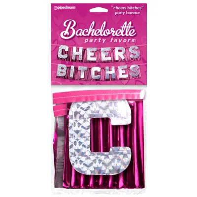 Pipe Dreams Bachelorette Party Favors Cheers Bitches Party Banner