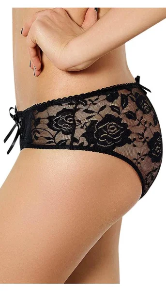 Crotchless Lace Panty - Three Sizes Available