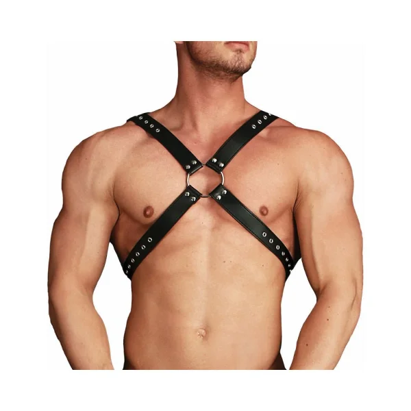 Ouch! Adonis - High Halter - Black — image 4 of 5