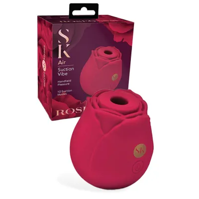 Secret Kisses Rosegasm 3 2 Clitoral Stimulator with Air Suction