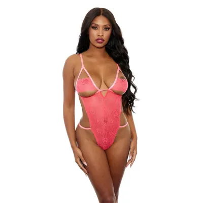 Open Side Lace Teddy