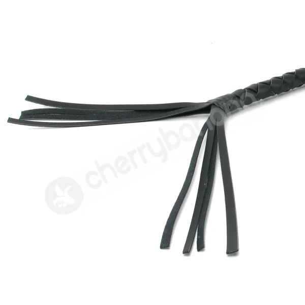 Fetish Fantasy Extreme Black Silicone Butt Plug/Whip