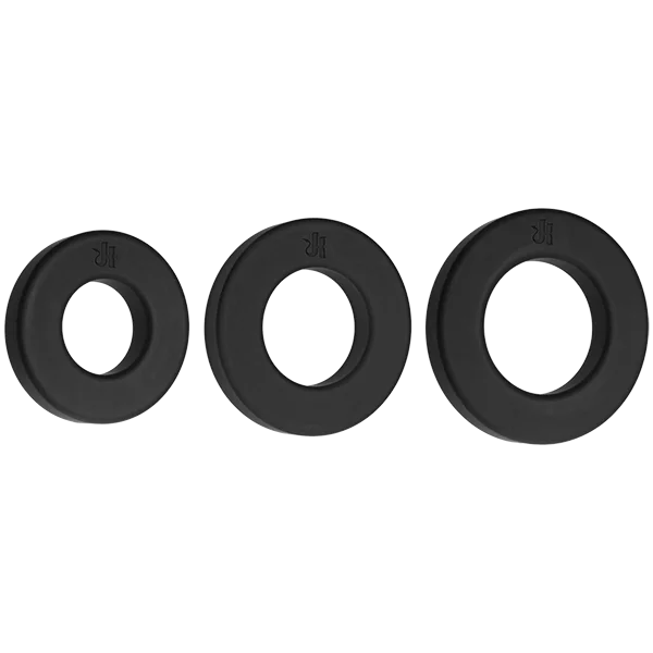 Kink Endure Silicone C Ring Set - Black