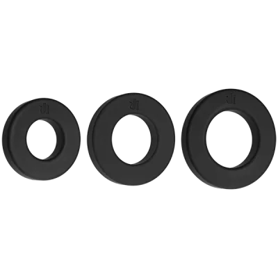 Kink Endure Silicone C Ring Set Black