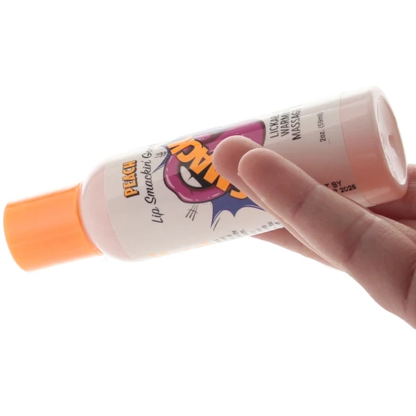 Smack Warming Massage Oil 2oz/59ml in Peach