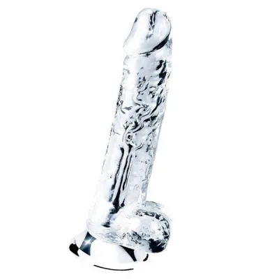Lovetoy Flawless Clear 7 5 Inch Dildo with Balls