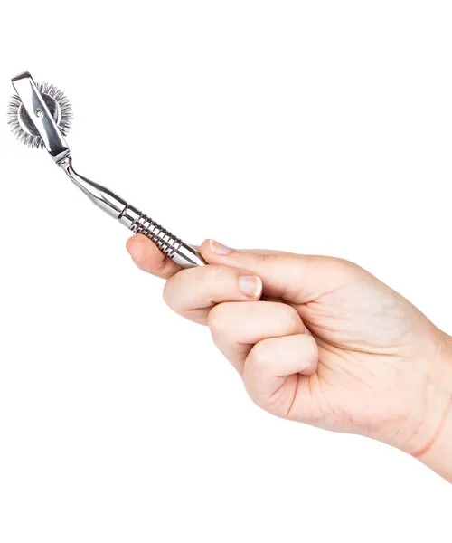 Torment Stainless Steel Wartenberg Pinwheel Set with Case — image 6 of 7
