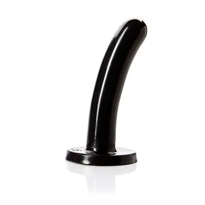 Tantus Silk Silicone Dildo Medium Black