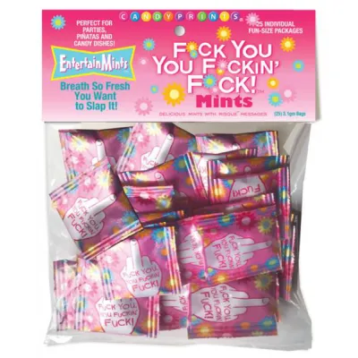 F ck You You F ckin F ck Mints Bag Of 25 Fun Size Packages