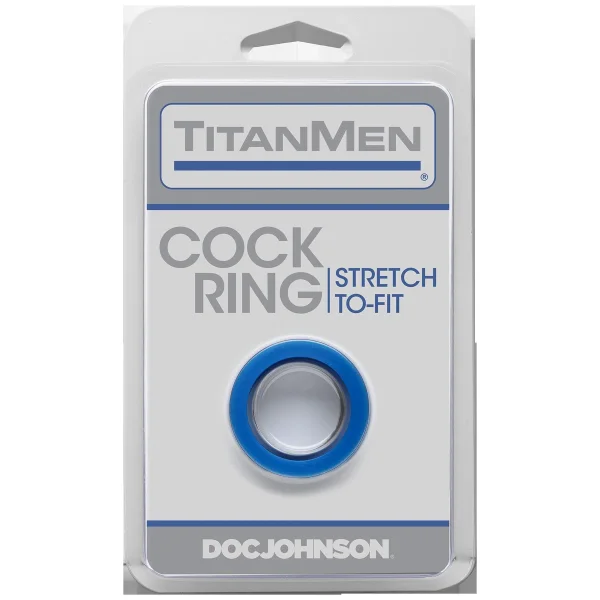 Titanmen Cock Ring-Blue