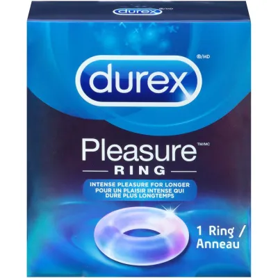 Durex Pleasure Intense Cock Ring Stretchy Silicone