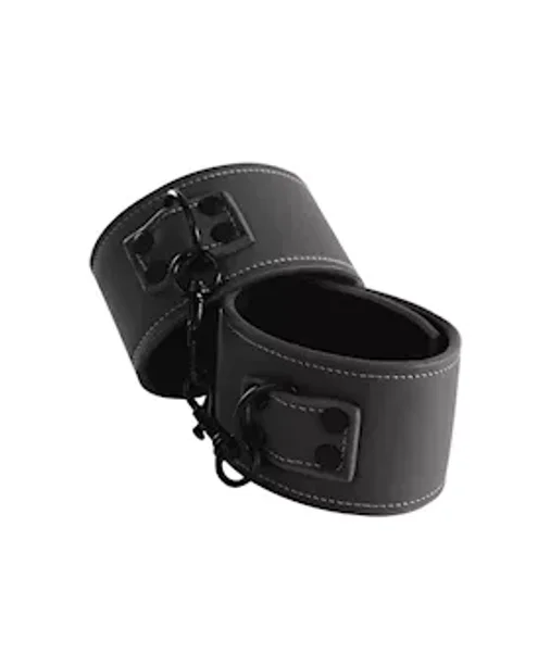 Renegade Bondage Wrist Cuff Black - Black — image 3 of 4