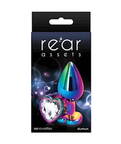 Rear Assets Heart Plug - 3.3 Inch - Clear -  Medium — image 5 of 5
