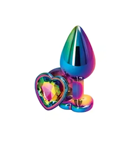 Rear Assets Heart Plug - 3.3 Inch - Clear -  Medium — image 4 of 5