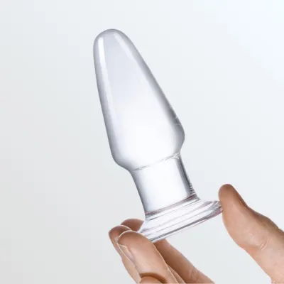 Electric Hustler Lingerie Glass Butt Plug 3 5 quot Adult Toys For Her