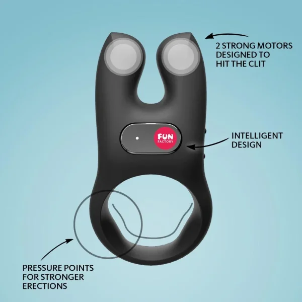Fun Factory Nōs Vibrating Cock Ring — image 9 of 25