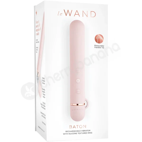 Le Wand Pink Baton 15 Speed Slim Vibrator
