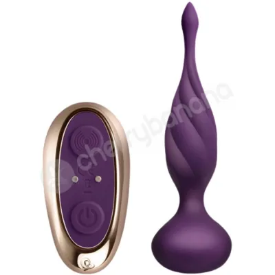 Rocks Off Petite Sensation Discover Purple Butt Plug With Remote