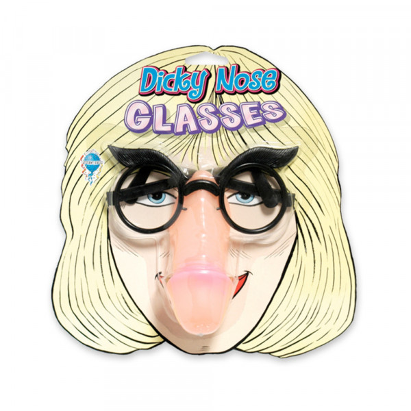 Dicky Nose Joke Glasses