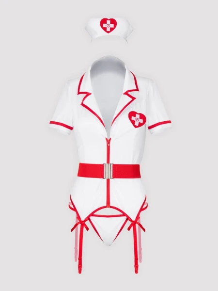 Lovehoney Fantasy Plus Size Heartbeat Hottie Nurse Costume