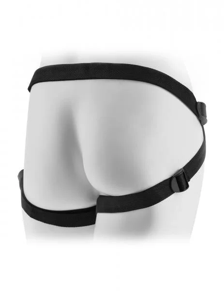 Fetish Fantasy Leather Lovers Vibrating Harness Adjustable Black — image 6 of 8