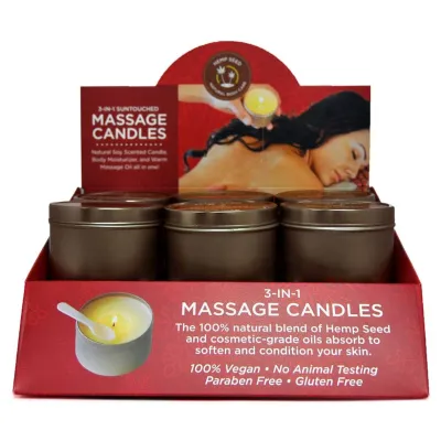Pre Pack 12pc Holiday Candle Display Includes Tester