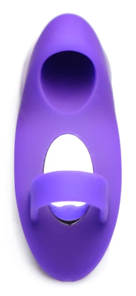 7x Finger Bang Her Pro Silicone Vibrator - Purple
