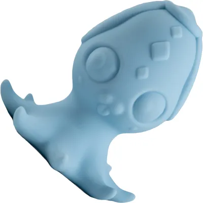 Princette Puppypus Silicone Rechargeable Waterproof Vibrator By Cute Little Fuckers Platinum