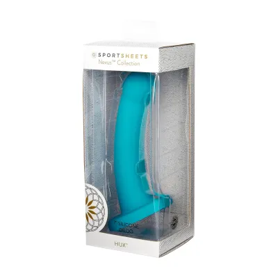 Nexus Collection Hux 7 Inch Silicone Dildo Turquoise