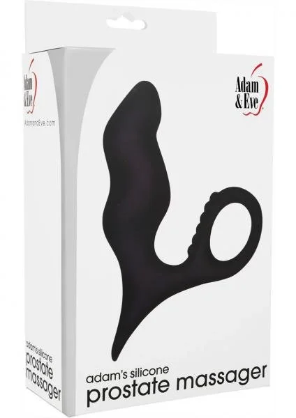 Adam's Silicone Prostate Massager Waterproof Black — image 4 of 4