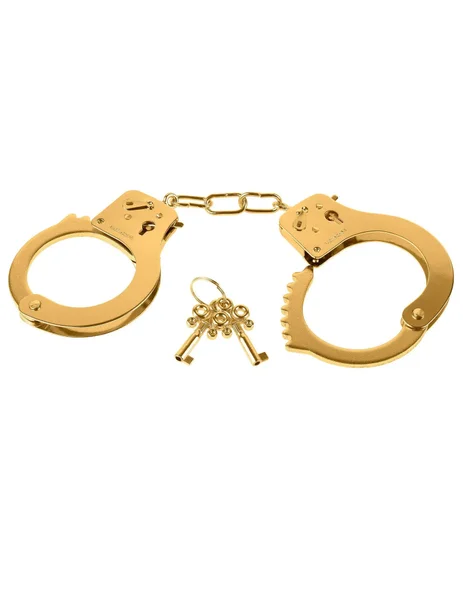 Fetish Fantasy Gold Hand Cuffs — image 5 of 6
