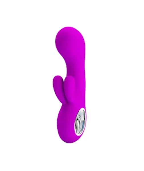 Valentine Dual Ear Rabbit Vibe - Purple - 6 Inch — image 9 of 16