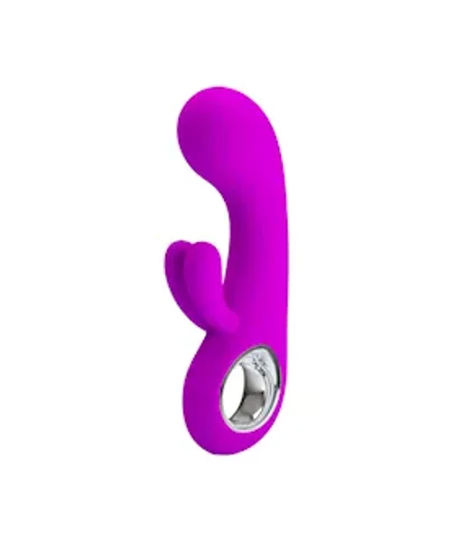 Valentine Dual Ear Rabbit Vibe - Purple - 6 Inch — image 10 of 16