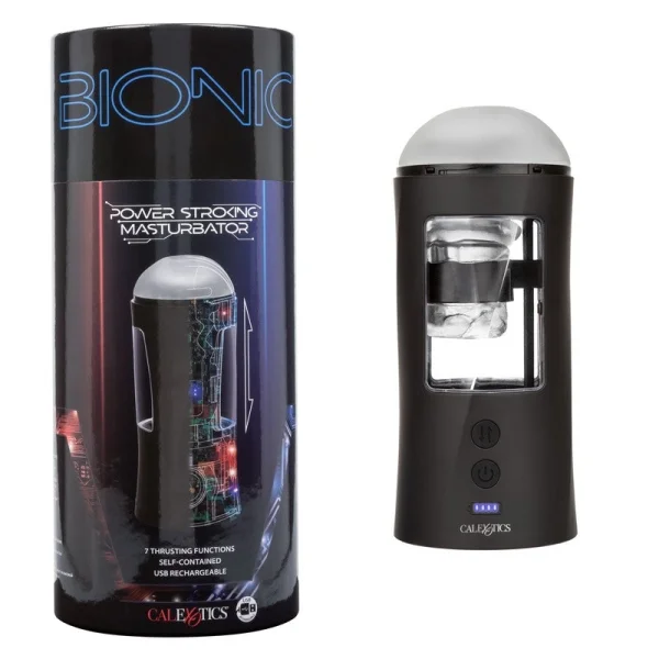 Bionic Power Stroking Rechargeable Penis Masturbator By CalExotics