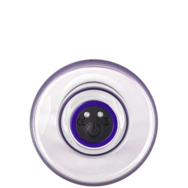 Bondara Clear Purple 10 Function Beaded Butt Plug – 4.5 Inch