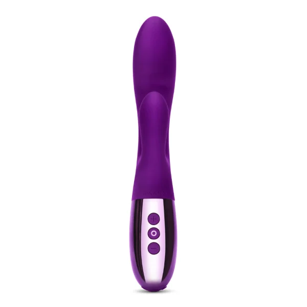 Le Wand Blend Dual-Motor Rabbit Vibrator - Dark Cherry
