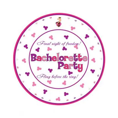 Bachelorette Party 10 Inch Plates 10 Per Pack