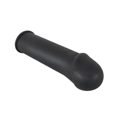Penis Sleeve With Extension Black 6 Inch